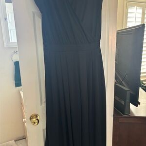 HALARA Elegant Black Wide Leg Jumpsuit